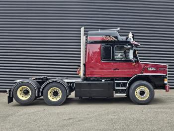 Scania T142.400 V8 / 6x2 BOOGIE  / TORPEDO / HAUBER